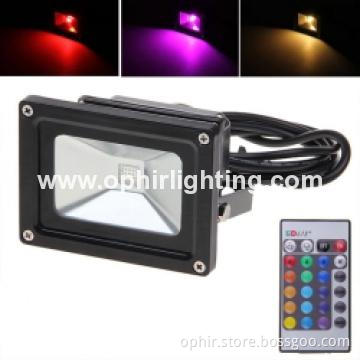 CE RoHS Listed BridgeLux 10W LED Floodlight RGB IP65